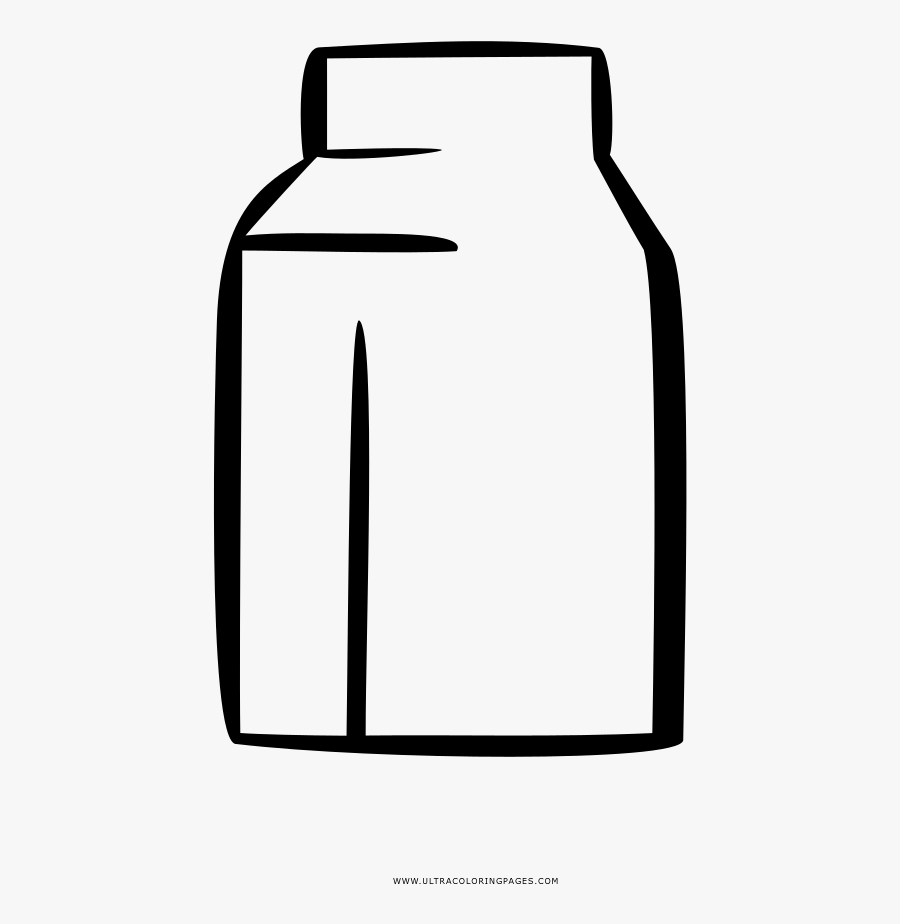 Milk Carton Coloring Page Clipart , Png Download, Transparent Clipart