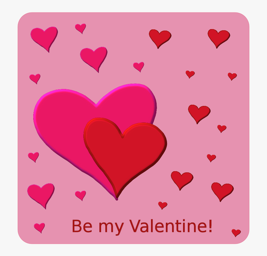 Transparent Valentine Clipart - Mine Valentine Card, Transparent Clipart