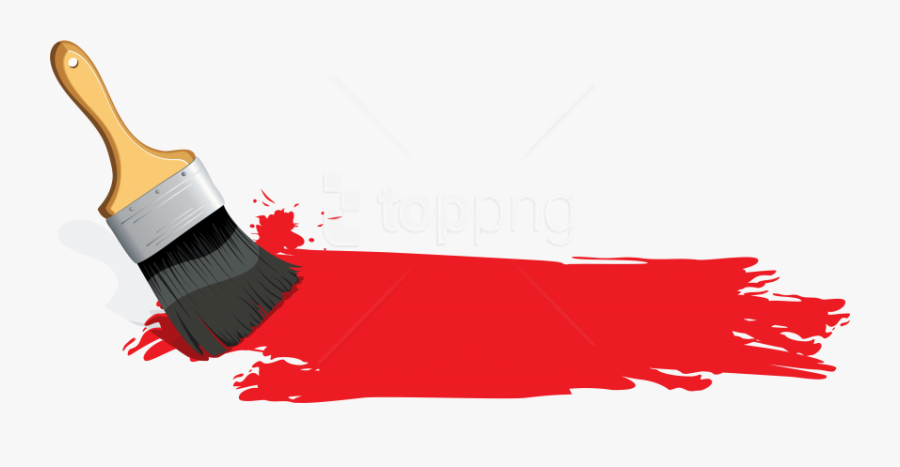 Paint Brush Clip Art Png - Paint With Brush Png, Transparent Clipart