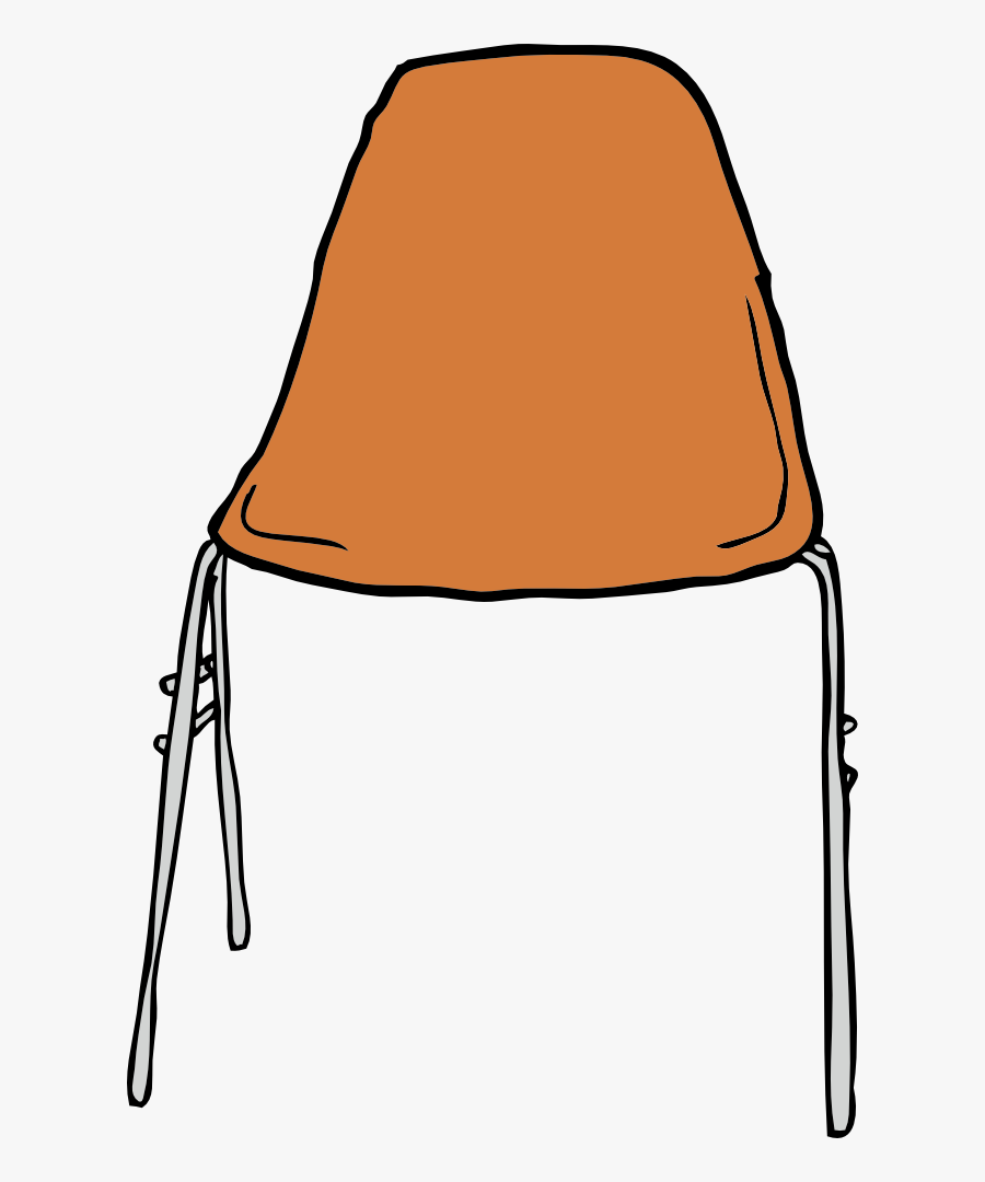Onlinelabels Clip Art Modern Chair Front - Back Of Chair Clip Art, Transparent Clipart
