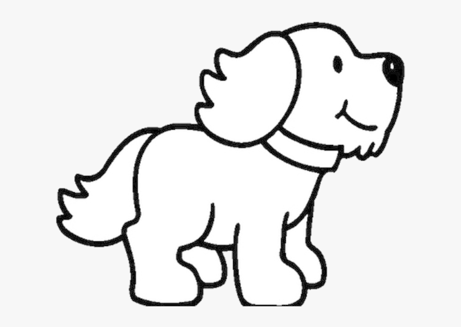Puppy Dog Black And White Clipart Transparent Png - Pup Clipart Black And White, Transparent Clipart