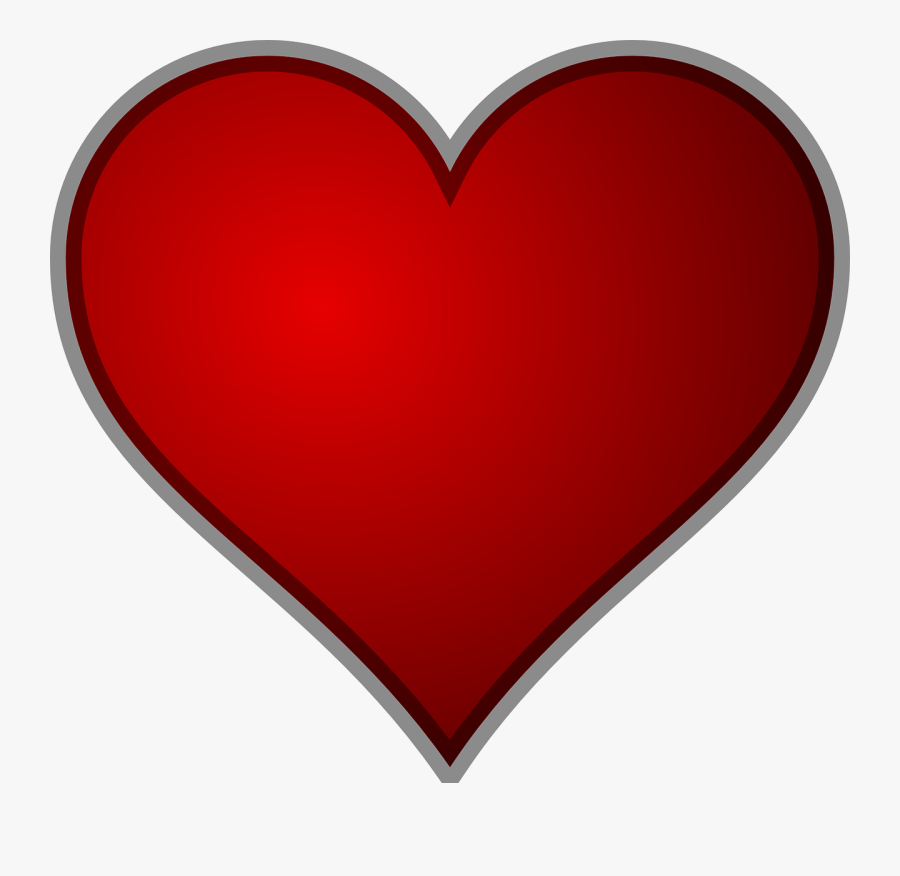 Valentine Clipart - Heart Shape For Valentines, Transparent Clipart