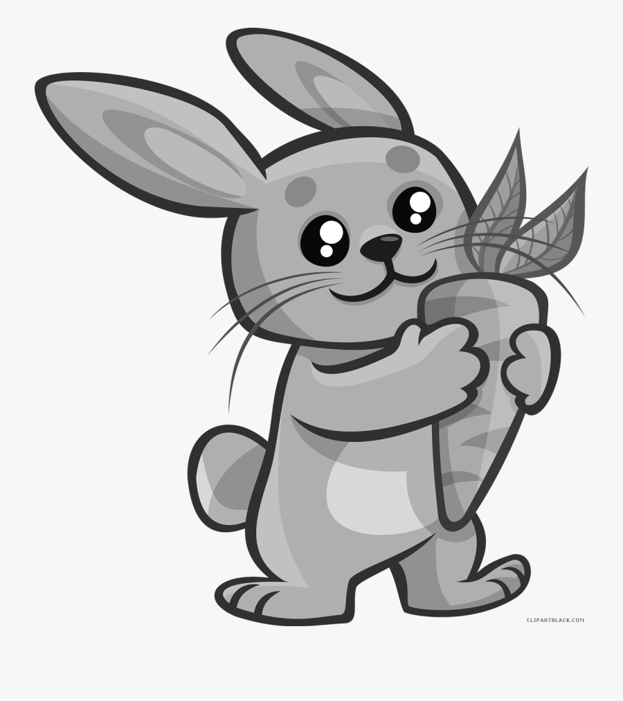 Carrot Clipart - Cartoon Pictures Of Rabbit, Transparent Clipart