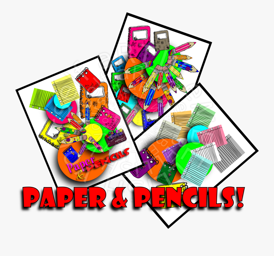 Great School Supplies Graphics Created By Rz Alexander - Graphic Design, Transparent Clipart