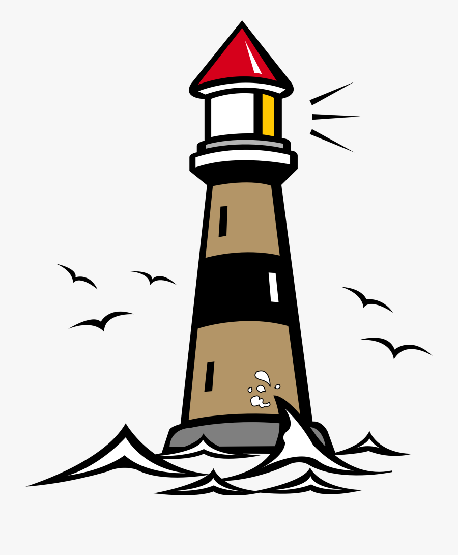 Lighthouse Clip Art Png - Lighthouse Clipart Black And White, Transparent Clipart