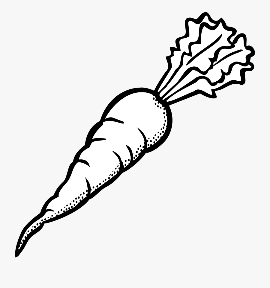 Carrot Clipart Black And White , Free Transparent Clipart - ClipartKey
