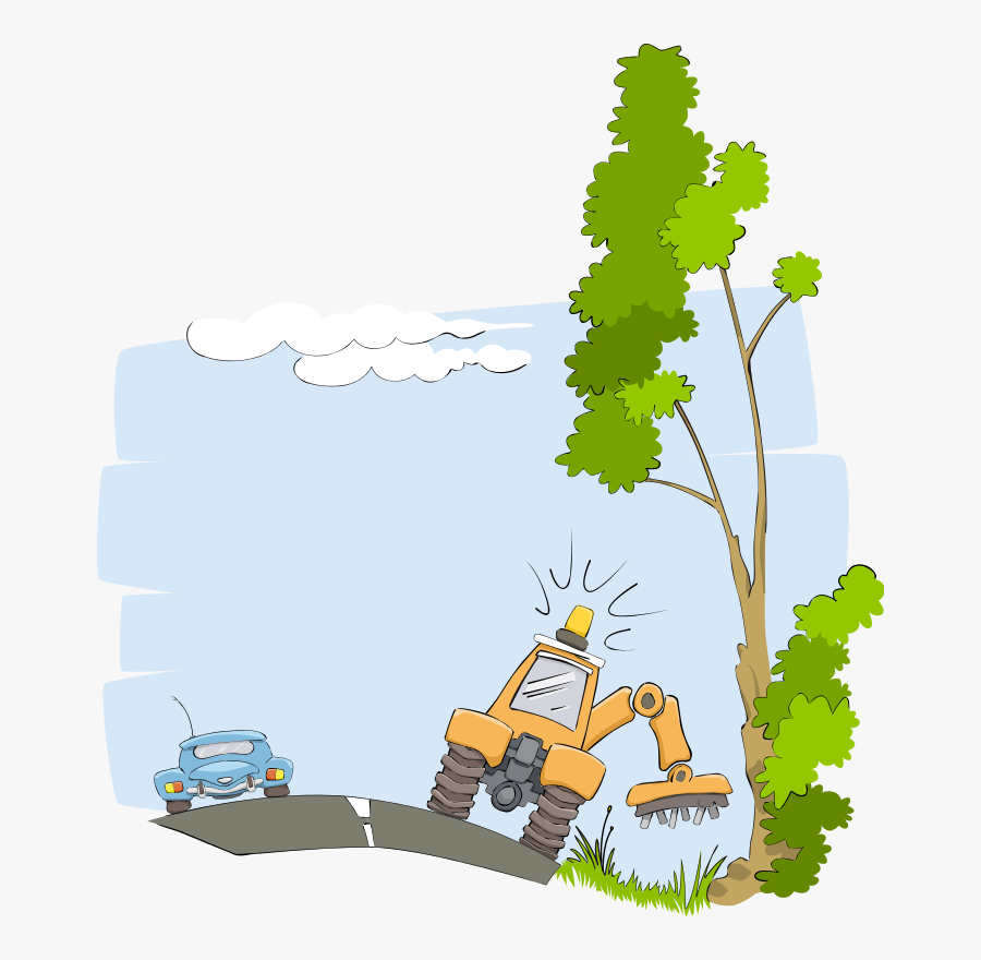 Coupe De Vegetaux - Clipart Mowing The Pasture, Transparent Clipart