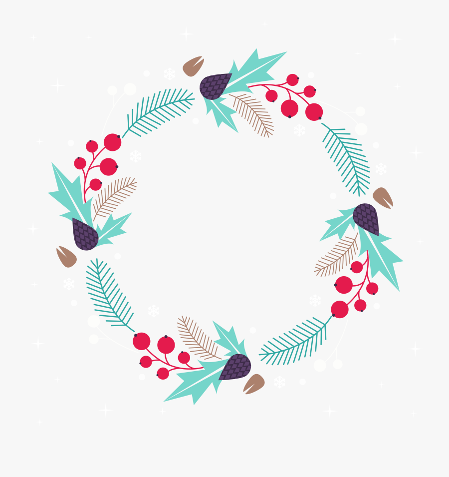 Christmas ~ Christmas Wreath Clip Art Free Imageschristmas - Christmas Wreath Clip Art Blue, Transparent Clipart
