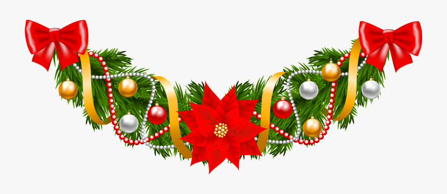 Christmas Garland Wreath Royalty-free Clip Art - Christmas Garland Clipart Free, Transparent Clipart
