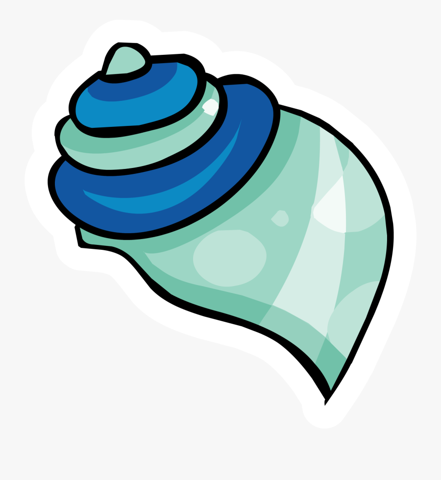 Seashell Png Clipart , Png Download - Seashell Pin Club Penguin, Transparent Clipart