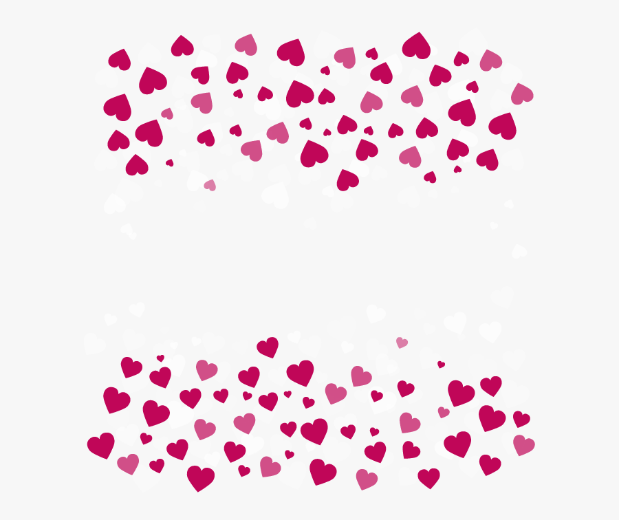 Transparent Valentines Day Frame Png - Transparent Background Hearts Border Png, Transparent Clipart