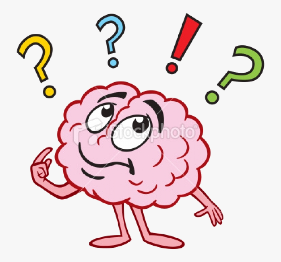 Thinking Brain Clipart For Kids Photo Images Free Transparent - Thinking Brain Question Mark, Transparent Clipart