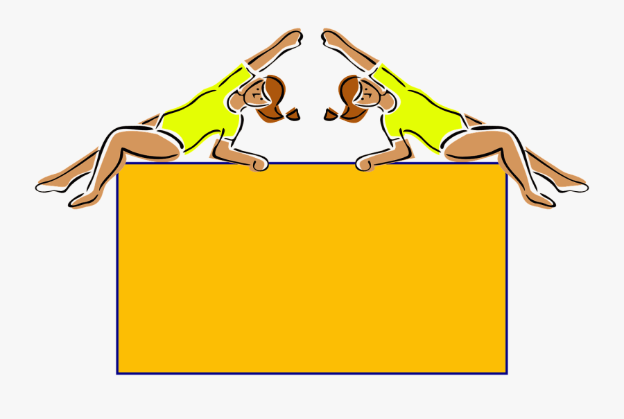 Sign Symmetry Exercise Free Picture - Background Untuk Senam Kartun, Transparent Clipart