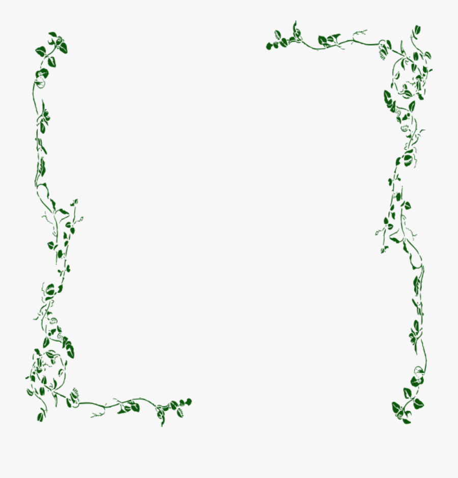 Vine Border Clipart Ivy Vine Clip Art Vine Border Green - Vine Border Clipart, Transparent Clipart