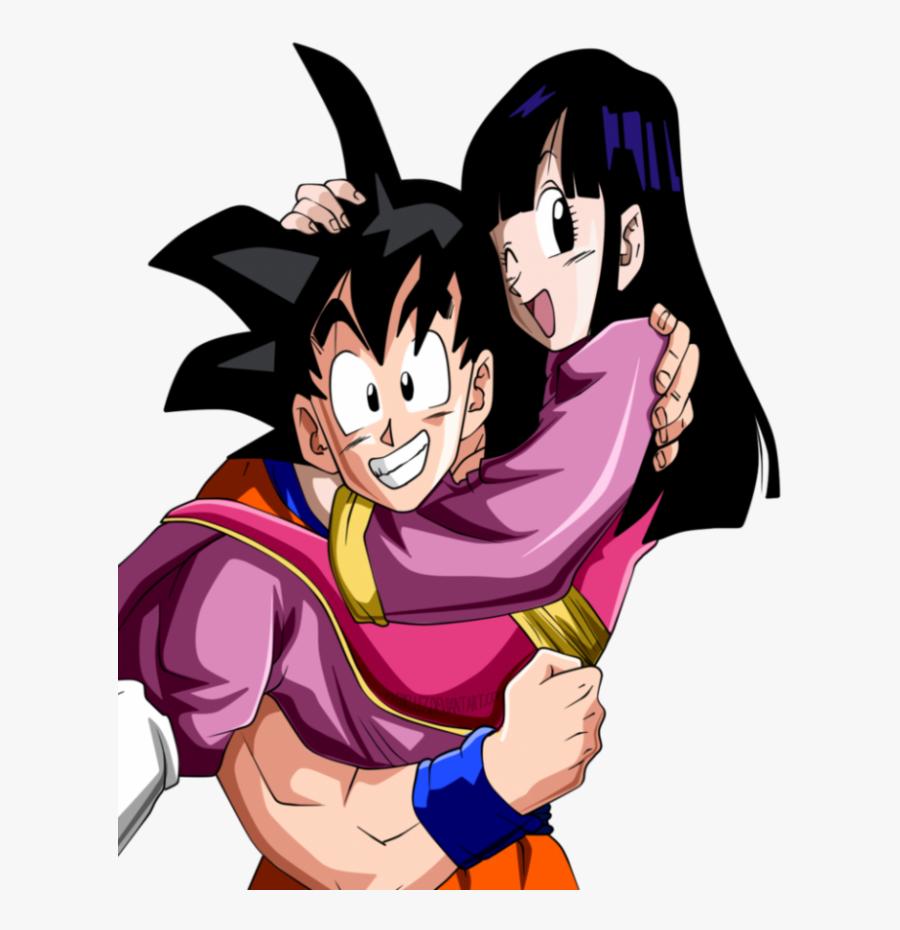 Goku Y Milk Png - Dbz Goku & Chi Chi, Transparent Clipart