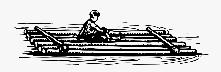 Raft Clipart Black And White, Transparent Clipart