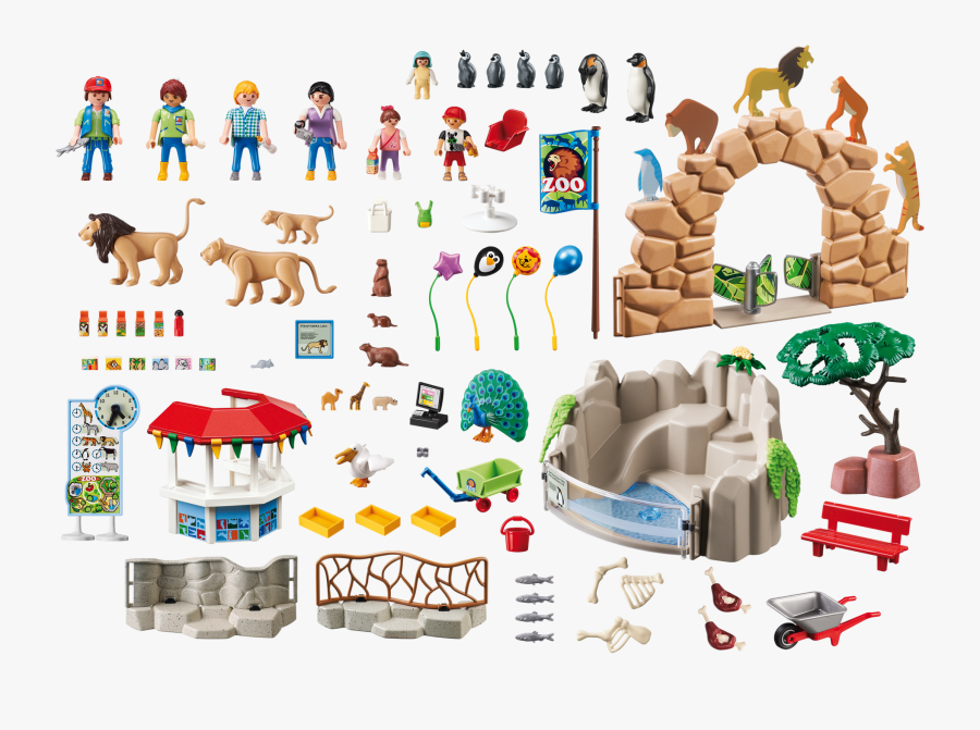 Zoo Clipart Zoo Habitat - Zoo Playmobil, Transparent Clipart