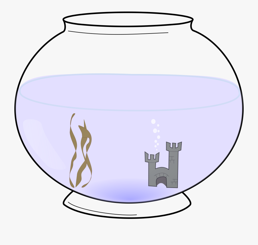 Clip Art Empty Fish Tank Clipart - Fish Bowl Clip Art Empty, Transparent Clipart