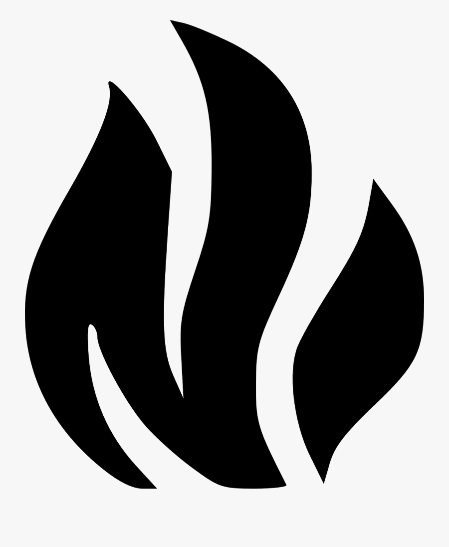 CRMla: Transparent Flame Clipart Black And White