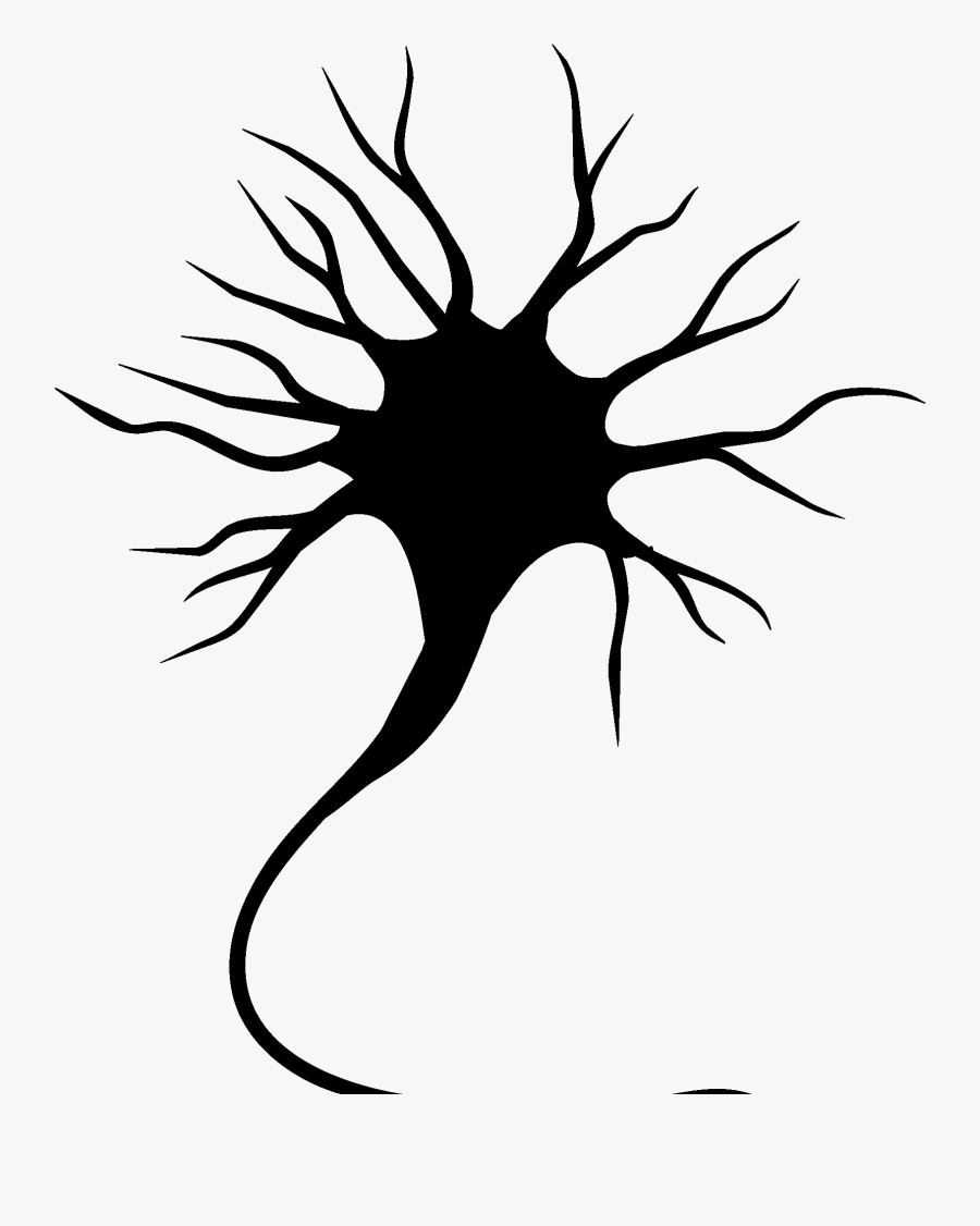 Explain How An Activity Engages The Brain - Neurons Drawings, Transparent Clipart