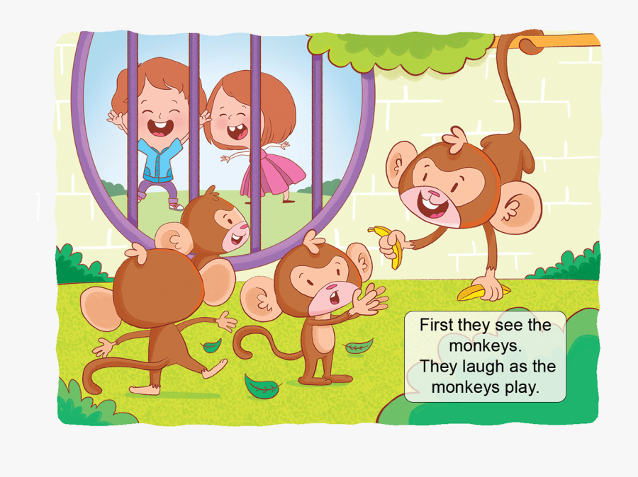 A Day At The Zoo On Behance - Cartoon, Transparent Clipart
