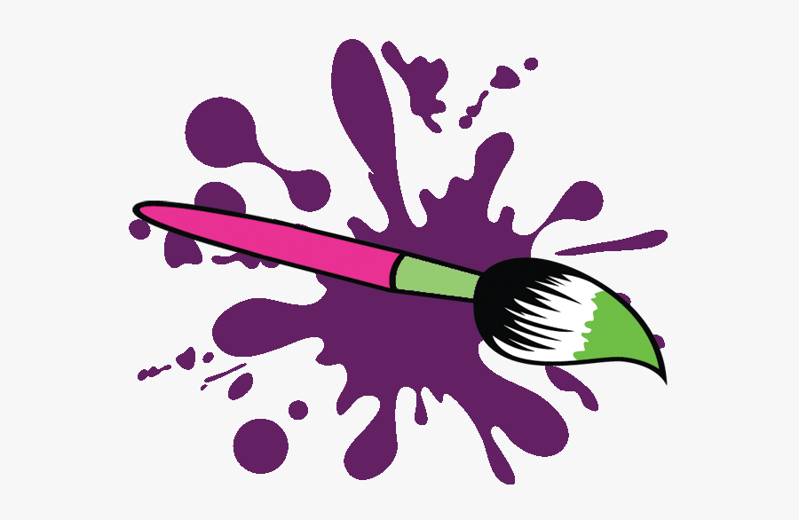 Party Paint Creativity Cafe - Painting Brush Free Download, Transparent Clipart