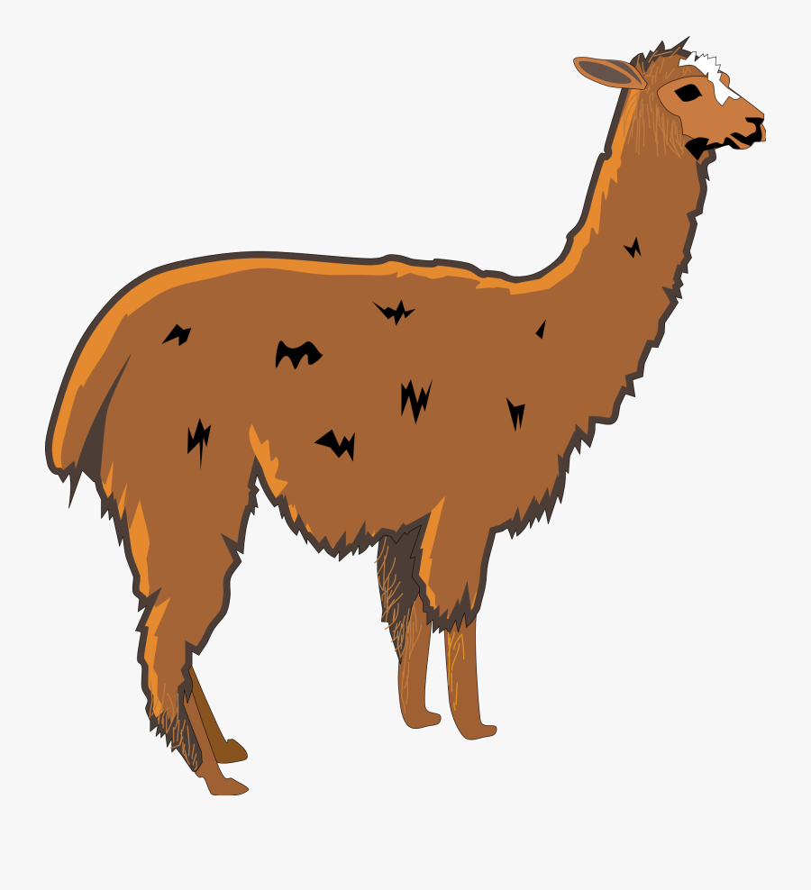Llama Clip Art Cartoon Free Clipart Images - Clipart Lama, Transparent Clipart