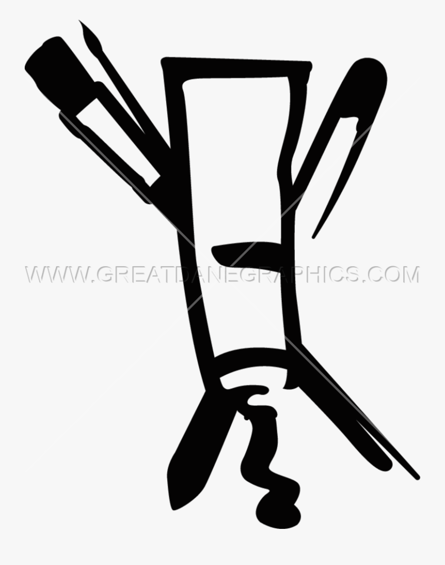 Paint Brush Clipart Paint Tube - Chair, Transparent Clipart