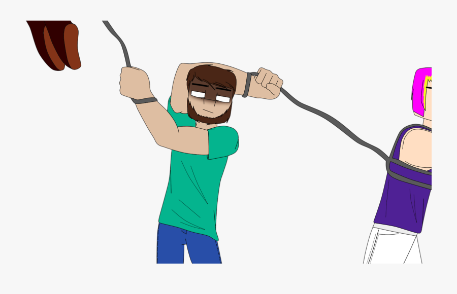 Romeo, Herobrine And Communikate Together Poor Herobrine, Transparent Clipart