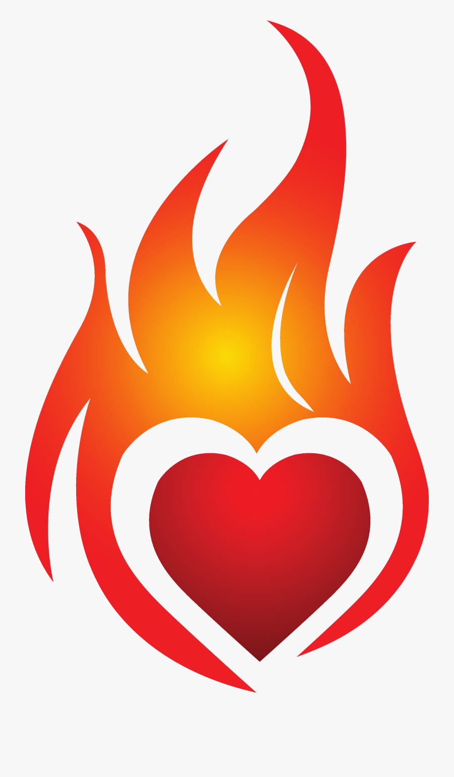 Heart On Fire Jpg Royalty Free Stock Techflourish Collections - Heart On Fire Logo, Transparent Clipart