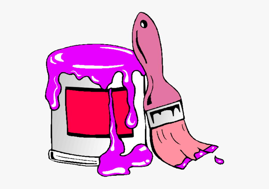 Paint Can And Brush Clipart Kid - Paint Clip Art, Transparent Clipart