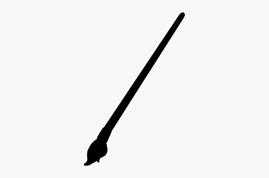 Transparent Paint Brush Clipart Image - Silhouette, Transparent Clipart
