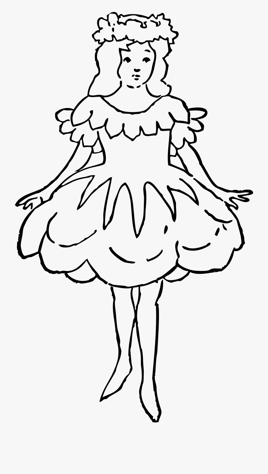 Girl Cliparts Black And White, Transparent Clipart