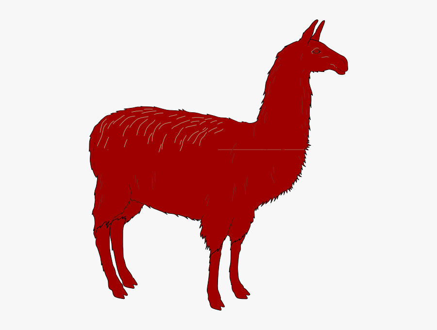 Llama Silhouette Transparent, Transparent Clipart