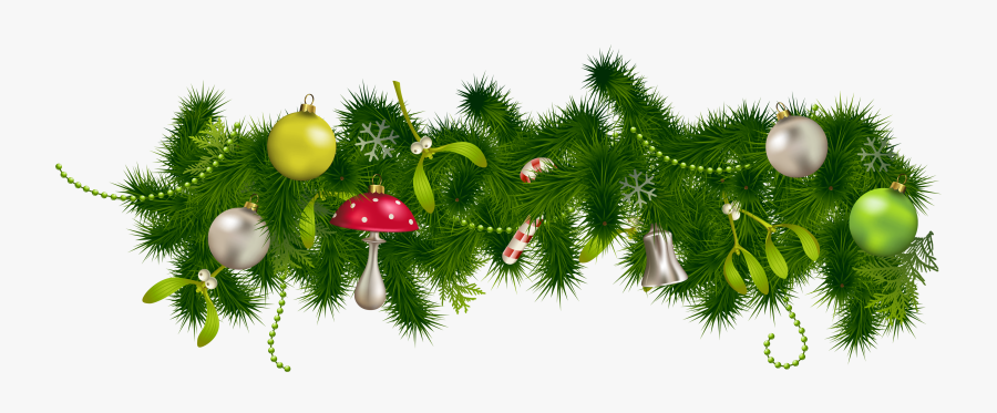 Download Garland Free Png Transparent Image And Clipart - Christmas Green Png, Transparent Clipart