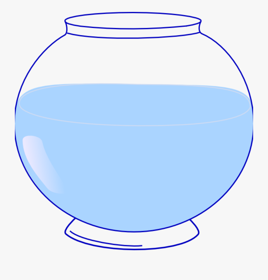 Clip Art Fishbowl Valentine - Empty Fish Tank Clipart, Transparent Clipart