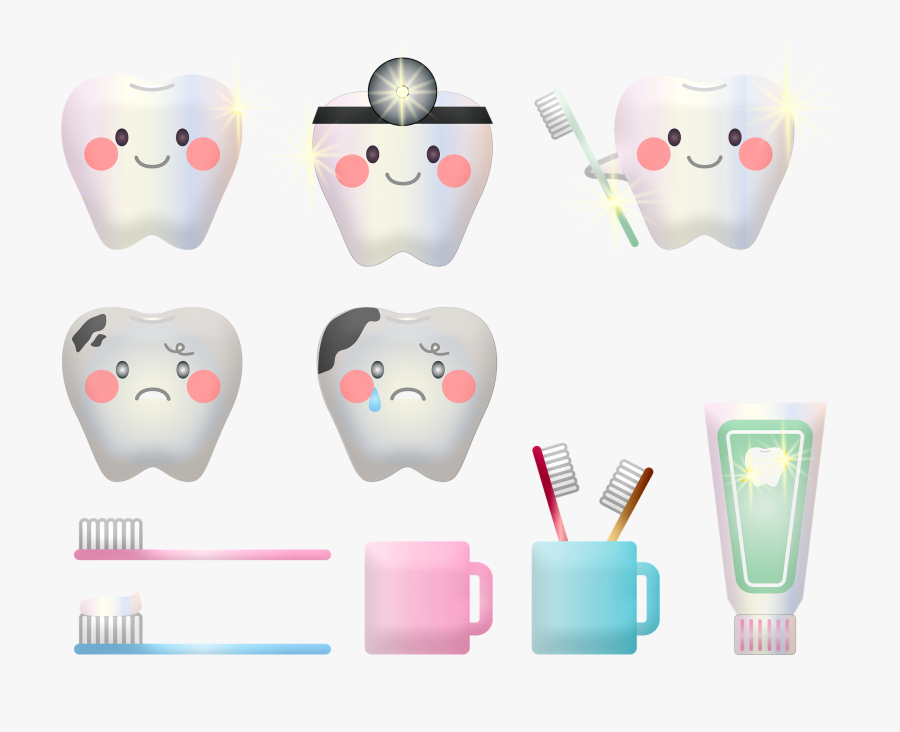 Teeth Hygiene, Tooth, Tooth Brush, Tooth Decay, Dentist - Escova De Dente Rosa Desenho Png, Transparent Clipart