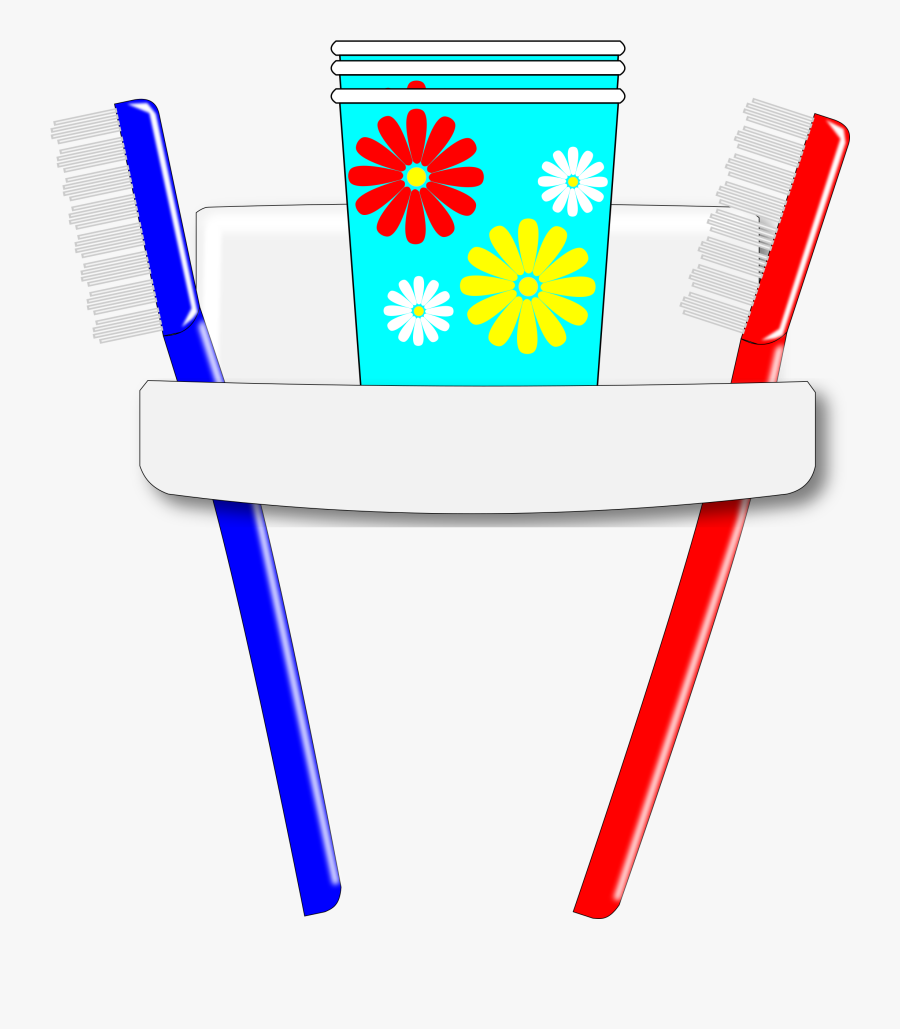 Clipart Cup Toothbrush, Transparent Clipart