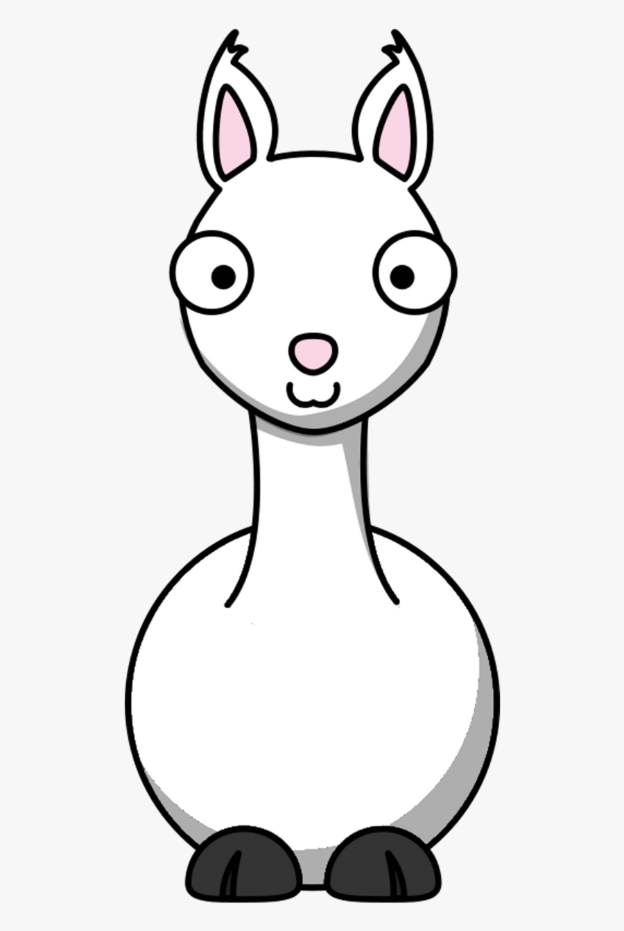 Llama Clipart 8 - Llama Llama Clip Art Black And White, Transparent Clipart