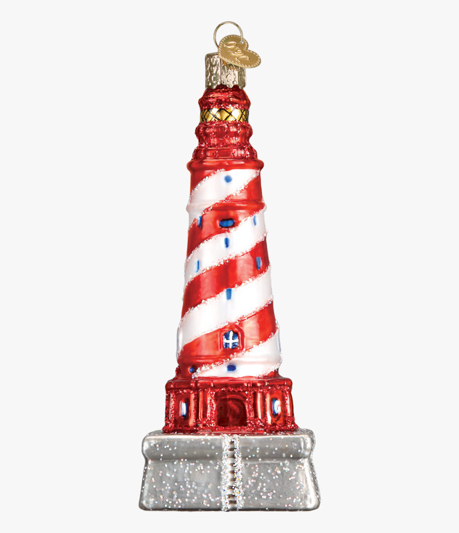 Clip Art Red And White Striped Lighthouse - White Shoal Lighthouse, Transparent Clipart