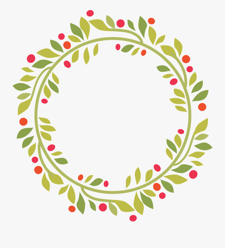 Christmas Wreath Graphics - Holiday Party Flyer Template, Transparent Clipart