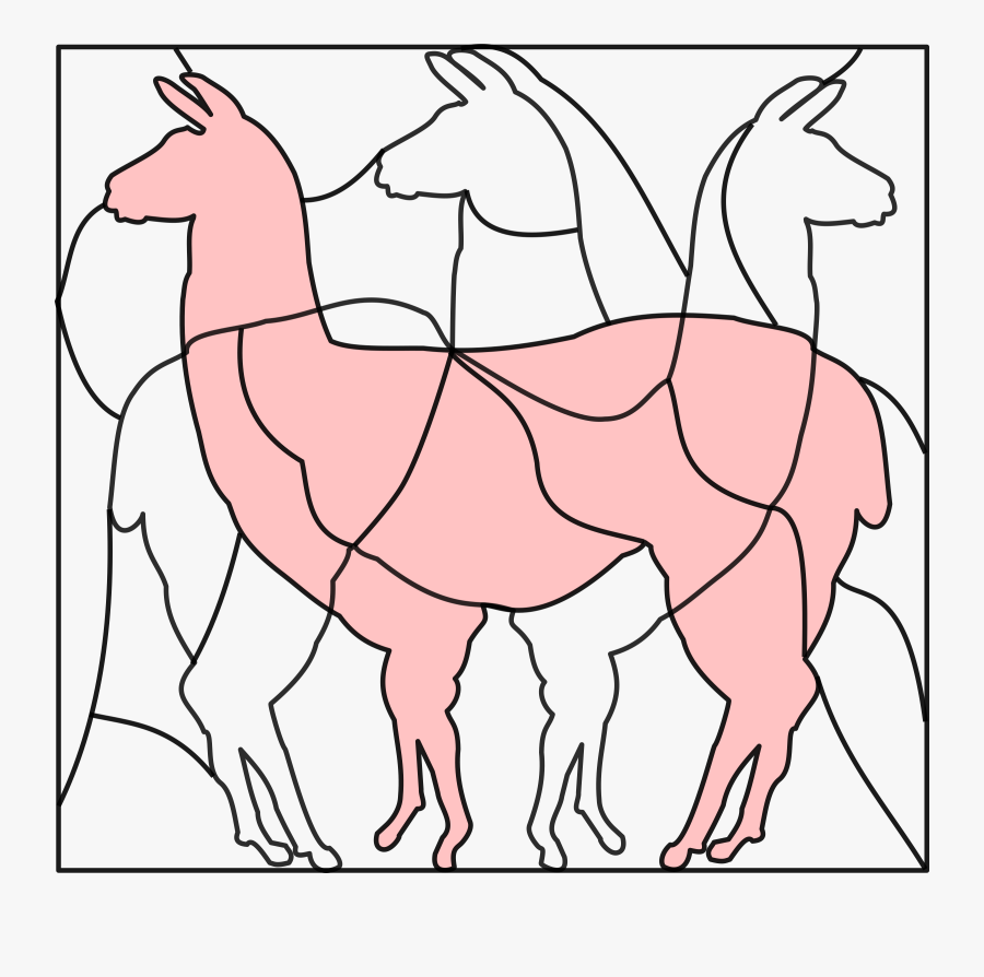 Clipart Solution Image Llama - Cartoon, Transparent Clipart