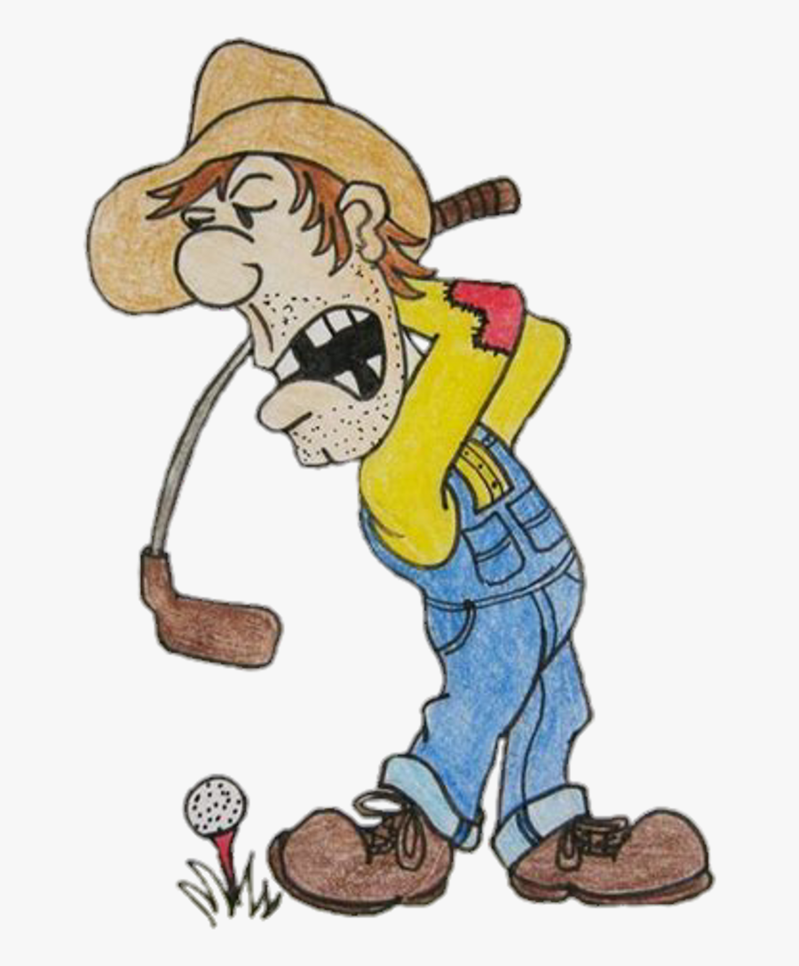 Transparent Bandanna Clipart Hillbilly Golfer , Free Transparent