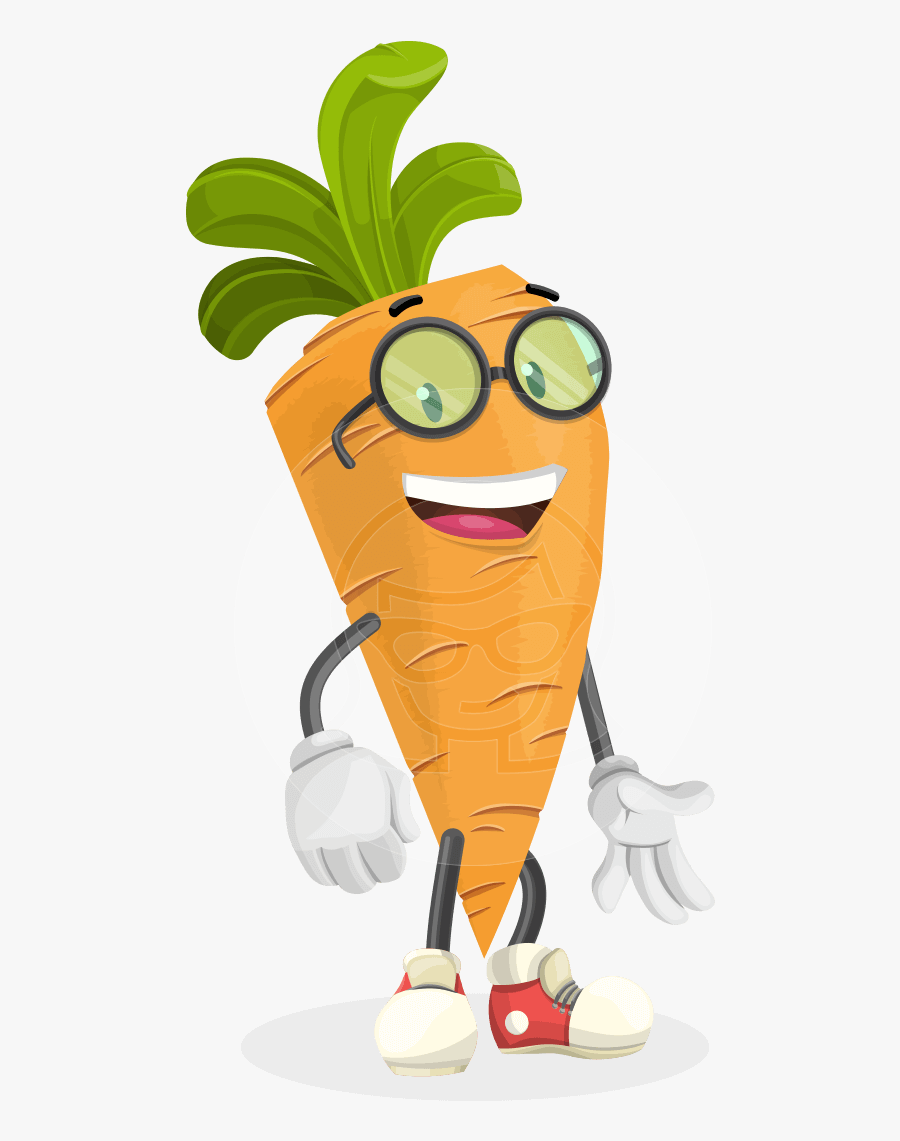 Svg Library Library Carrot Clipart Character - Carrot Clipart Characters, Transparent Clipart