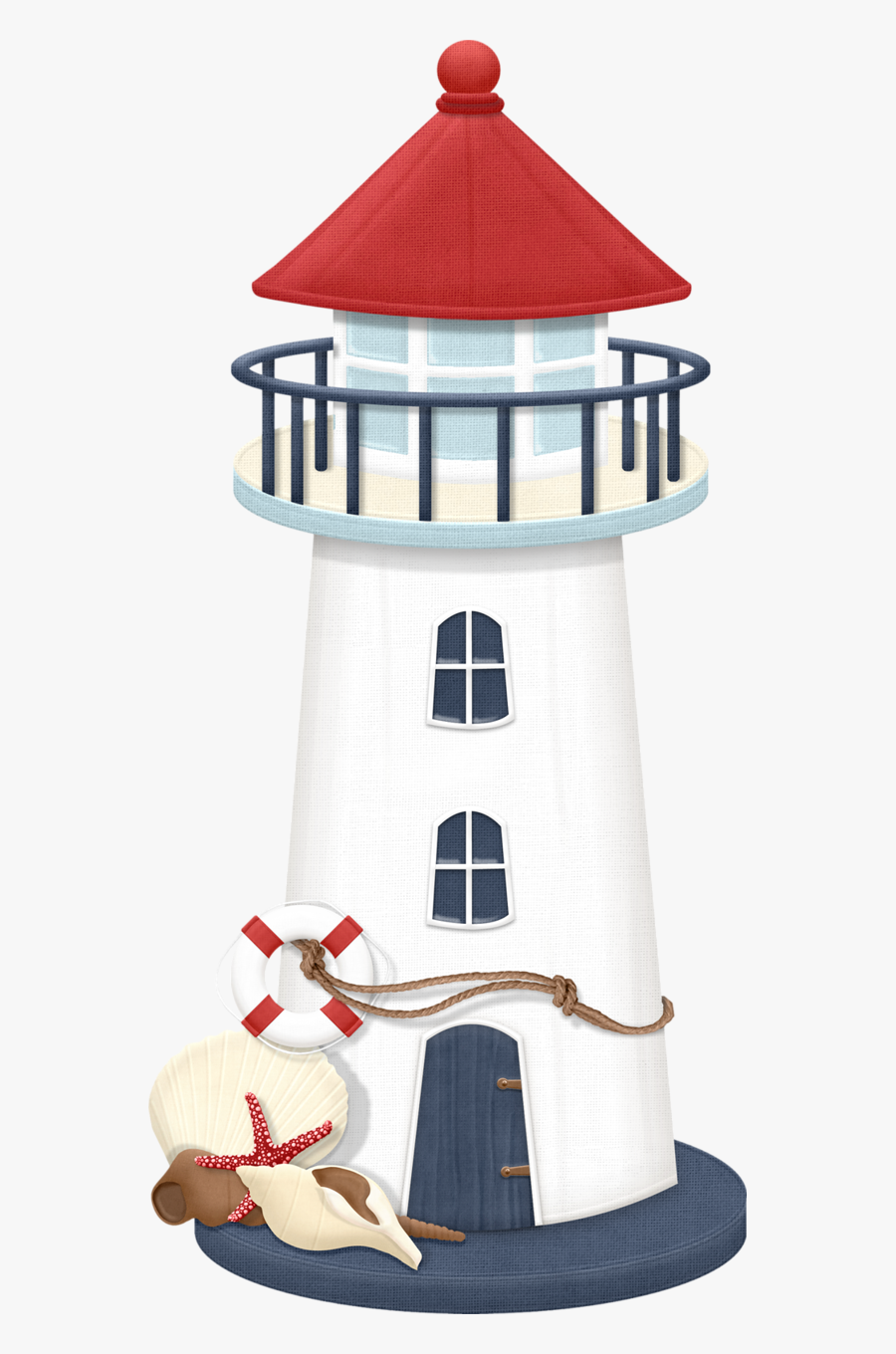 Seaside Clipart Lighthouse - Nautical Lighthouse Clipart, Transparent Clipart
