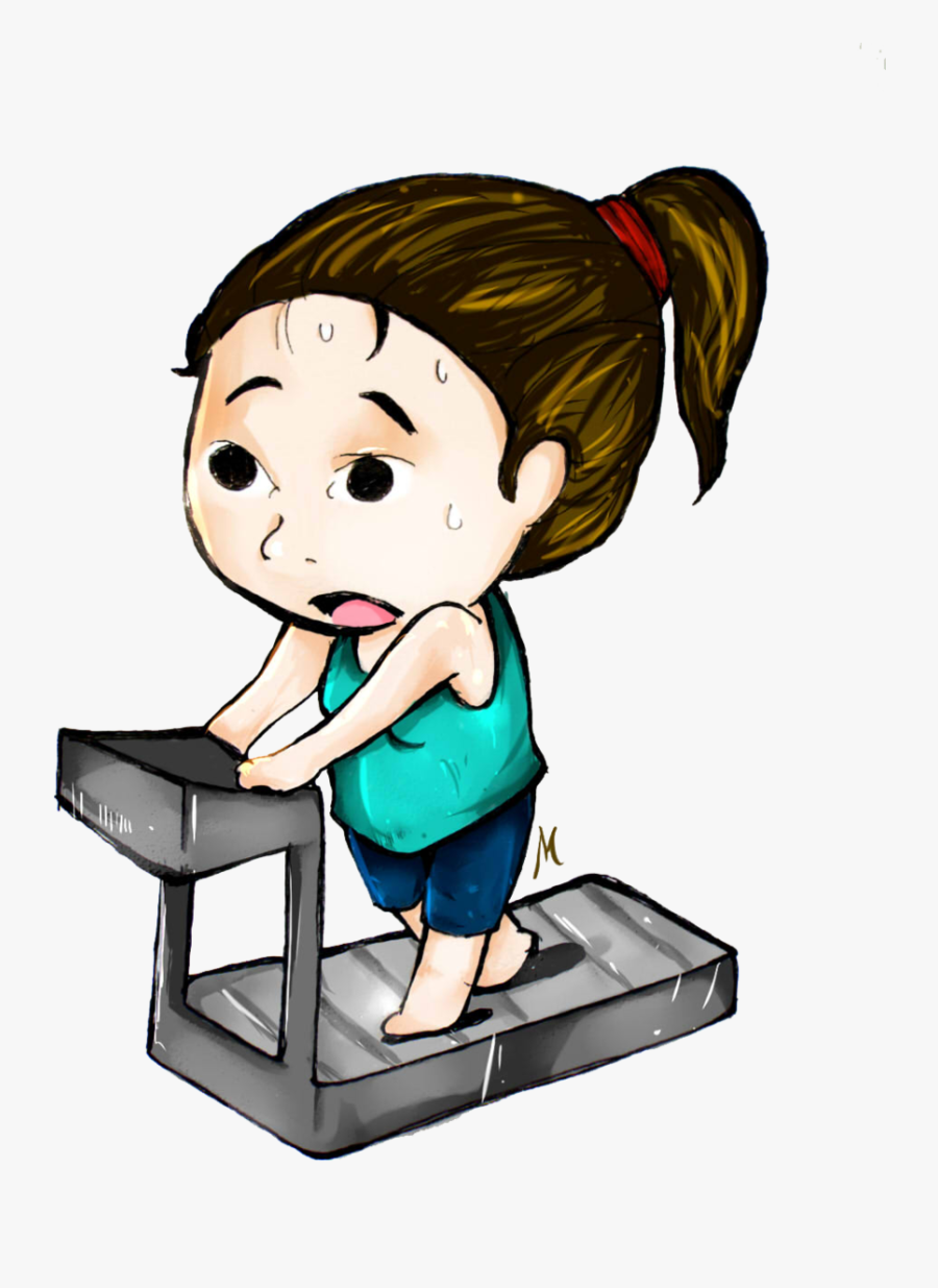 Girl Exercise By Excusablecrime Girl Exercise By Excusablecrime - Cartoon, Transparent Clipart