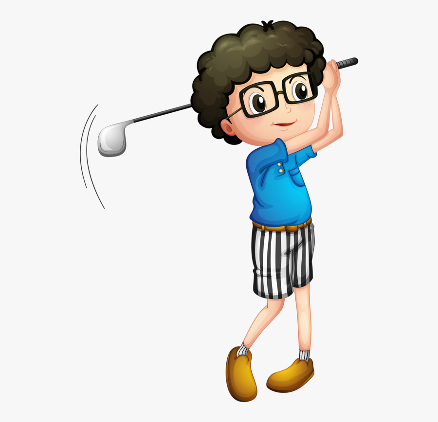 Golf Clipart , Png Download - Boy Playing Golf, Transparent Clipart