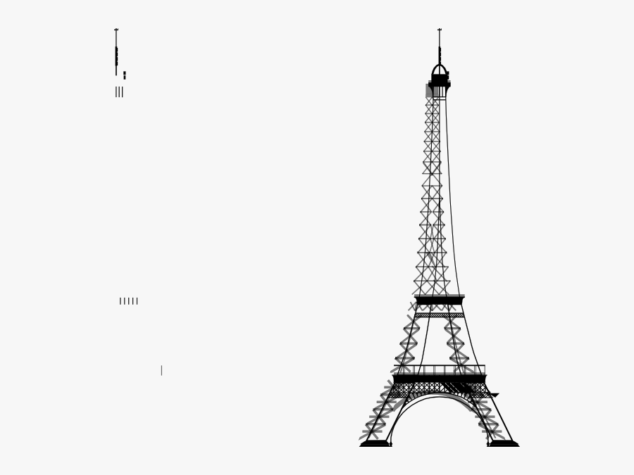 Tour Eiffel Drawing Png, Transparent Clipart