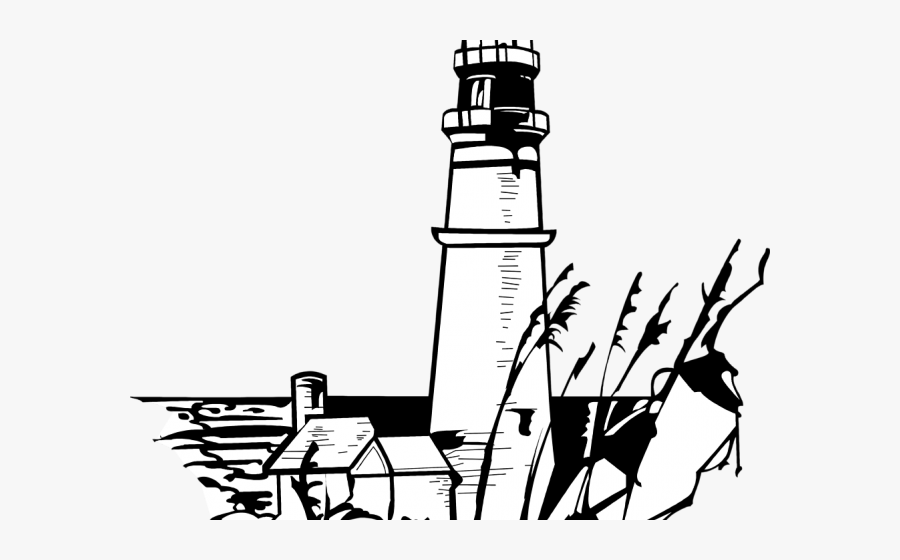 Transparent Lighthouse Clipart Png - Lighthouses Graphic Black And White, Transparent Clipart