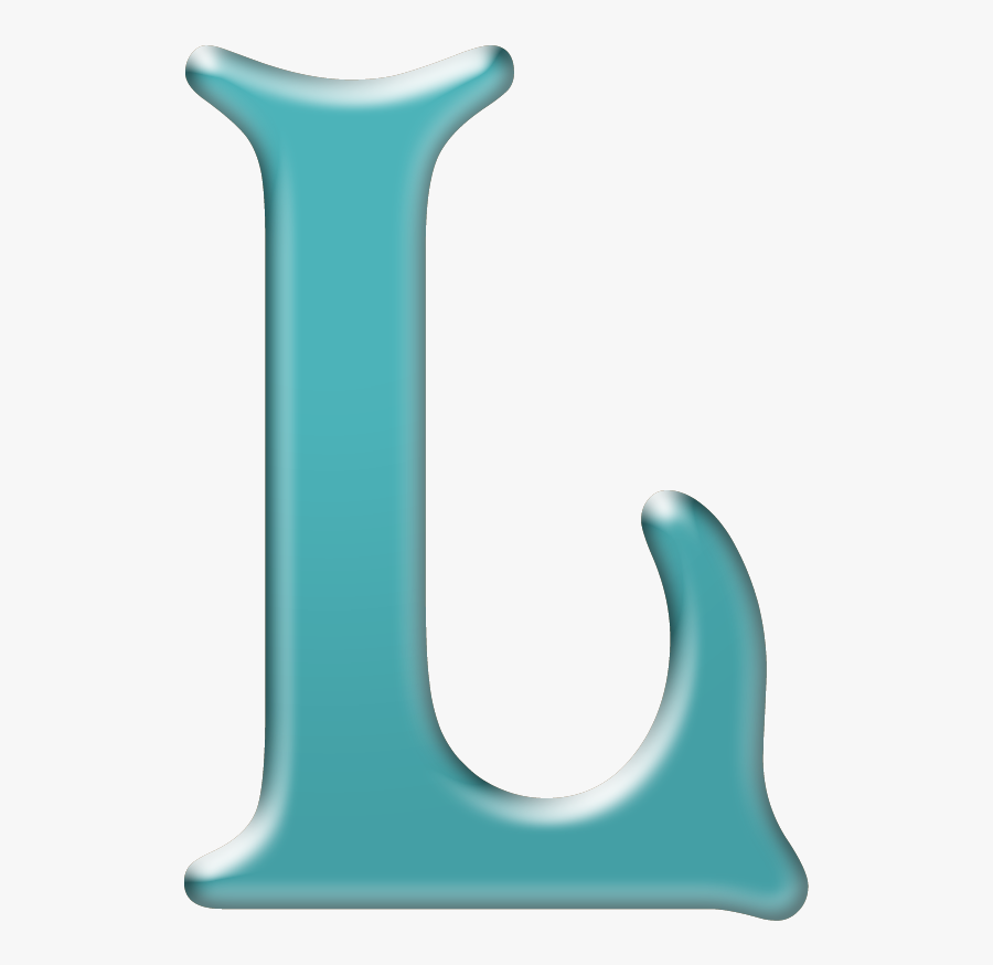 Letter I In Teal, Transparent Clipart